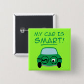 私の車は頭が切れる 缶バッジ (正面&裏面)