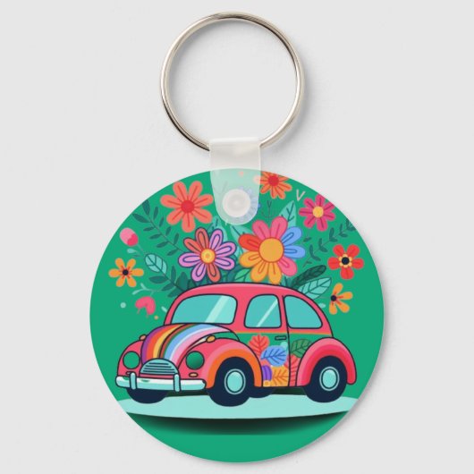 私の車 キーホルダー (正面)