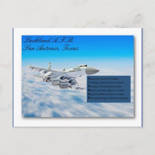 私の軍のコレクション ポストカード (正面)