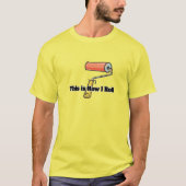 私の転がし方 (ペイントローラー) Tシャツ (正面)