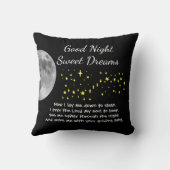 私の軽い輝やき明るい朝および夜祈りの言葉を許可して下さい クッション (裏面)