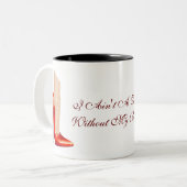 私の輝く赤い靴なしでは私は何もない マグカップ (正面左)