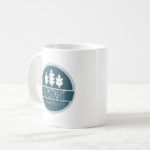 私の農場のマグについて私に尋ねて下さい コーヒーマグカップ (正面左)