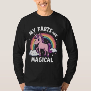 私の農場は魔法のユニコーンおもしろい虹だ Tシャツ
