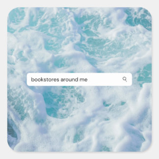 私の近くの書店 スクエアシール