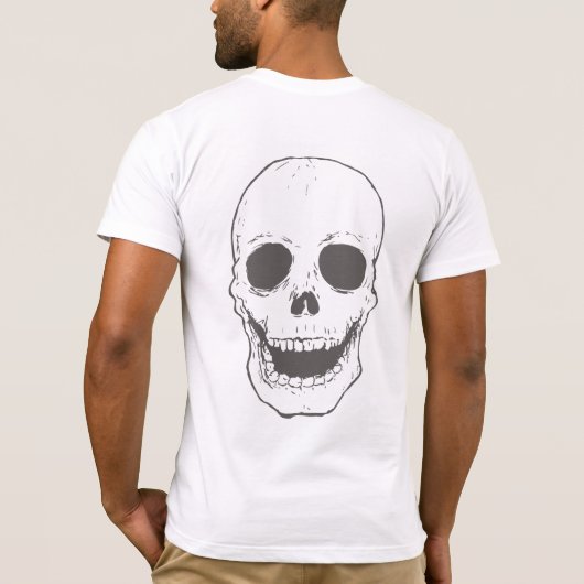 私の近カスタムくのTシャツ、夜を怖がらない Tシャツ (裏面)