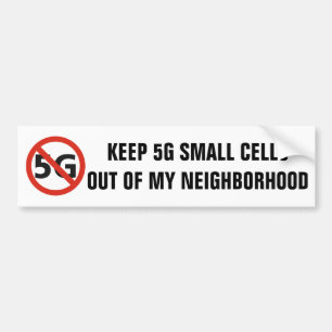 私の近隣のバンパーステッカーの5G、ない バンパーステッカー