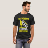 私の追走いかける夢と冒険マラと一緒に Tシャツ (正面フル)