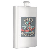 私の退職した仕事はカヤックをパディングしている フラスク (右)