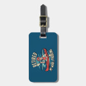 私の退職した仕事はカヤックをパディングしている ラゲッジタグ (正面縦)