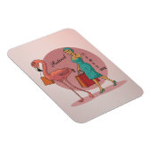 私の退職した仕事はショッピングピンクフラミンゴ マグネット (右側)