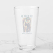 私の退職した仕事はバイクに乗ることだ タンブラーグラス (裏面)