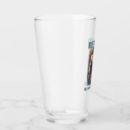 私の退職した仕事はバイクに乗ることだ タンブラーグラス (右)