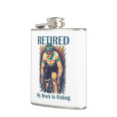 私の退職した仕事はバイクに乗ることだ フラスク (左)