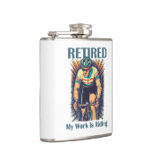 私の退職した仕事はバイクに乗ることだ フラスク (右)