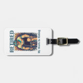 私の退職した仕事はバイクに乗ることだ ラゲッジタグ (正面横)