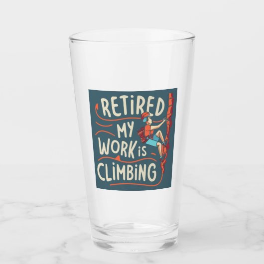 私の退職した仕事は登山のフローライン タンブラーグラス (正面)