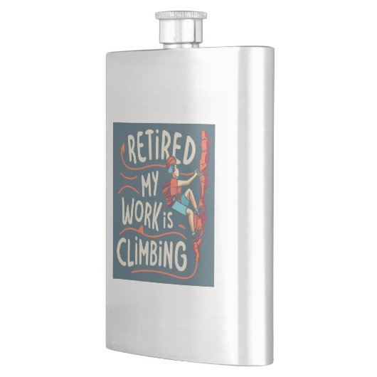 私の退職した仕事は登山のフローライン フラスク (左)