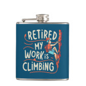 私の退職した仕事は登山のフローライン フラスク (正面)