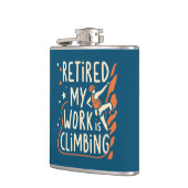 私の退職した仕事は登山 フラスク (左)