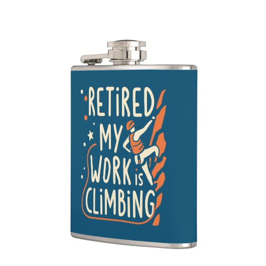 私の退職した仕事は登山 フラスク (左)