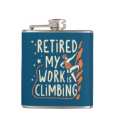 私の退職した仕事は登山 フラスク (正面)
