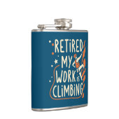 私の退職した仕事は登山 フラスク (右)