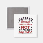 私の退職した問題ではないスクールカウンセラー マグネット (正面/裏面)