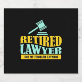 私の退職した問題ではない弁護士 スパークリングワインラベル (シングルラベル)