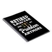 私の退職した問題ではない弁護士 ノートブック (右側)