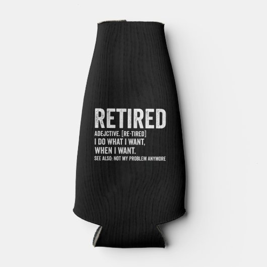 私の退職した問題ではない形容詞の定義 ボトルクーラー (正面)