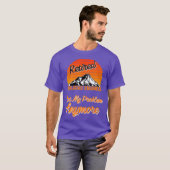 私の退職した問題のギフトではない鉄道技術者 Tシャツ (正面フル)