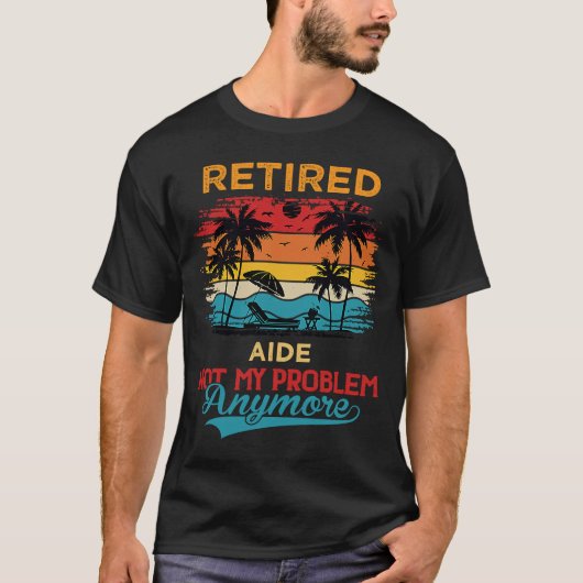 私の退職した問題はもう引退していない Tシャツ (正面)
