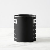 私の退職した引退のおもしろい笑い声は マグカップ (中央)