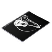 私の退職プランギターおもしろいミュージシャン ノートブック (左側)