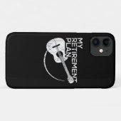 私の退職プランギターおもしろいミュージシャン Case-Mate iPhoneケース (裏面(横))