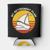 私の退職計画セーリングボート退職した引退 缶クーラー (正面)