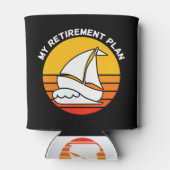 私の退職計画セーリングボート退職した引退 缶クーラー (裏面)