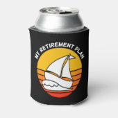 私の退職計画セーリングボート退職した引退 缶クーラー (缶裏面)