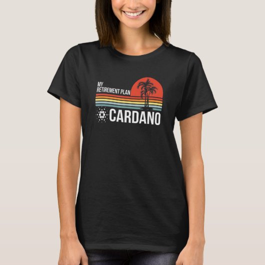 私の退職計画ブロックチェーン暗号通貨Ada C Tシャツ (正面)