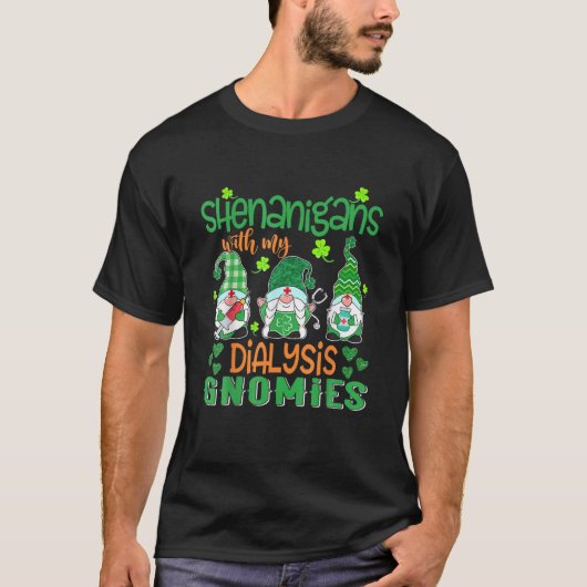 私の透析グノミーとシェナニガンスSt patricksD Tシャツ (正面)