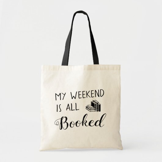 私の週末は完全に予約されます トートバッグ (正面)