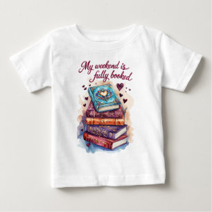 私の週末は完全に予約済み ベビーTシャツ