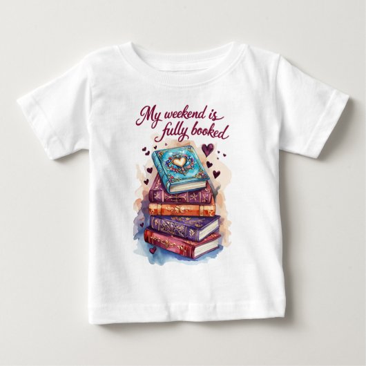 私の週末は完全に予約済み ベビーTシャツ (正面)