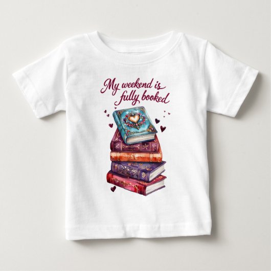 私の週末は完全に予約済み ベビーTシャツ (正面)