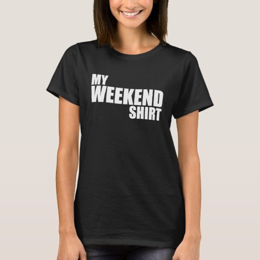 私の週末 Tシャツ (正面)