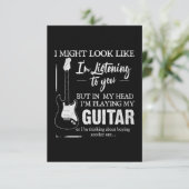 私の遊ギター カード (スタンド正面)