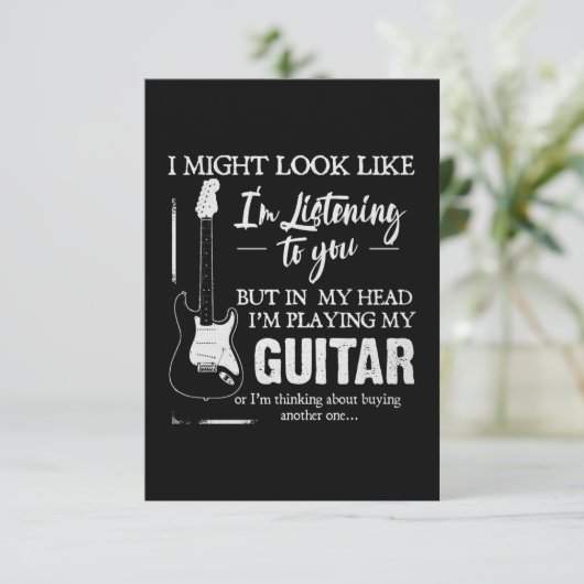 私の遊ギター カード (スタンド正面)