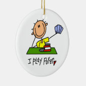 私の遊トランプのポーカー セラミックオーナメント (右)