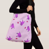 私の遊ハートトートでグリズのゲーム クロスボディバッグ (クローズアップ)